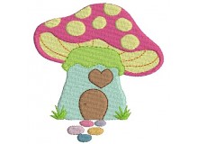 Stickdatei - Pilzhaus